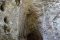 Rocky mystic cave in the park