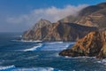 Rocky ocean coastline