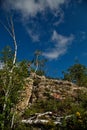 Rocky outcrops of the Zhiguli mountains.