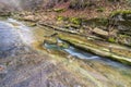 Rocky part of the river Brestova