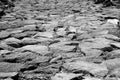 Rocky Path - Black and White Royalty Free Stock Photo