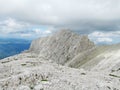 Rocky peak of Apennine Mountain Range Royalty Free Stock Photo