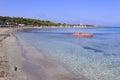 Punta Pizzo Beach stands out in the heart of Regional Nature Park Ã¢â¬ÅIsola di SantÃ¢â¬â¢Andrea - Litorale di Punta PizzoÃ¢â¬Âin S Royalty Free Stock Photo