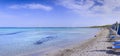 Punta Pizzo Beach stands out in the heart of Regional Nature Park Ã¢â¬ÅIsola di SantÃ¢â¬â¢Andrea - Litorale di Punta PizzoÃ¢â¬Âin S Royalty Free Stock Photo