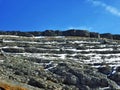 Rocky peak Vorder Glarnisch in the Glarus Alps Mountain Range Royalty Free Stock Photo