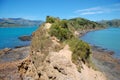 Rocky peninsula New Zealand Royalty Free Stock Photo