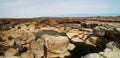 Rocky pond on Adrar plateau, Mauritania