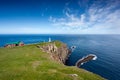 Rocky promontory with a lighthouse