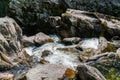 Rocky rapids on River Llugwy Royalty Free Stock Photo