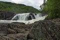 Rocky rapids of the Titovka river, Murmansk region of Russia.