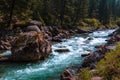 Rocky River of Fresh Flowing Water Royalty Free Stock Photo