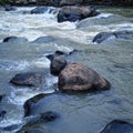 Rocky river at Sukabumi Indonesia