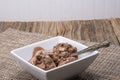 Rocky road Ice cream Royalty Free Stock Photo