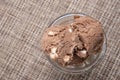 Rocky road Ice cream Royalty Free Stock Photo