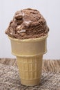 Rocky road Ice cream Royalty Free Stock Photo