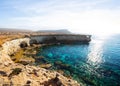 Rocky sea  coast at the early morning Royalty Free Stock Photo