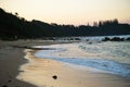 Rocky seashore on Shelly Beach at Port Macquarie Australia Royalty Free Stock Photo