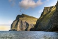 Vestmanna cliffs in the Faroe Islands Royalty Free Stock Photo