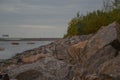 Rocky shore along the Gulf of Finland