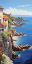 Coastal Houses: Sea And Coast Inspired Paintings In High Resolution