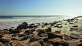 Rocky Shore Perspective Beach Royalty Free Stock Photo