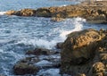 Rocky shoreline of Adriatic Sea at Borgo Ignazio Resort, Savelletri di Fasano