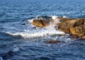 Rocky shoreline of Adriatic Sea at Borgo Ignazio Resort, Savelletri di Fasano