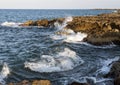 Rocky shoreline of Adriatic Sea at Borgo Ignazio Resort, Savelletri di Fasano