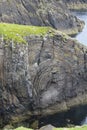 Rocky shoreline along Isle of Lewis, Scotland