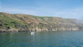 Rocky shoreline of the Island of Lundy off Devon Royalty Free Stock Photo