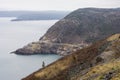 Rocky shoreline view in Newfoundland