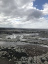 The Rocky Shores Of Kilve Beach , Somerset, England, UK Royalty Free Stock Photo