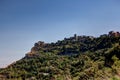 Sicilian landscape, mountains, Enna, Sicily, Italy Royalty Free Stock Photo