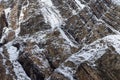 Rocky Snow Covered Hillside Background Texture