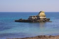 Rocky stacks on the coast of Salento in Italy