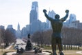 ROCKY STATUE Royalty Free Stock Photo