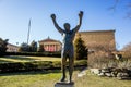 The Rocky Statue in Philadelphia, Royalty Free Stock Photo