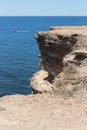 Rocky steep coast of the Western Crimea