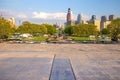 Rocky Steps monument in downtown Philadelphia in USA