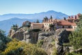 The rocky temple Christian Orthodox complex of Meteora is one of the main attractions of the north of Greece