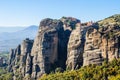 The rocky temple Christian Orthodox complex of Meteora is one of the main attractions of the north of Greece