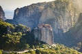 The rocky temple Christian Orthodox complex of Meteora is one of the main attractions of the north of Greece