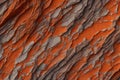 Rocky texture wallpaper, orange and grey theme, lined pattern - Generative AI