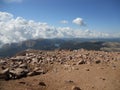 Rocky Top of Pikes Peak Colorado Springs Royalty Free Stock Photo