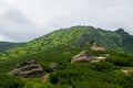 Rocky trail in Carpathian Mountains Royalty Free Stock Photo