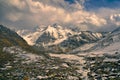 Rocky valley in Tajikistan Royalty Free Stock Photo