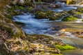 Rocky View of a Wild Mountain Trout Stream Royalty Free Stock Photo