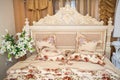 Rococo style bedroom Royalty Free Stock Photo