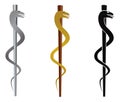 Rod of Asclepius Illustration