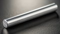 The rod s surface shows subtle linear patterns indicating machining marks Royalty Free Stock Photo